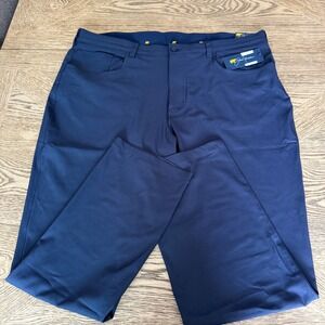 Jack Nicklaus Men Golf Pants Navy Blue Stretch Moisture Wicking UPF 50 40x30 NEW